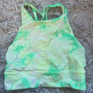 Lululemon high neck energy longline bra